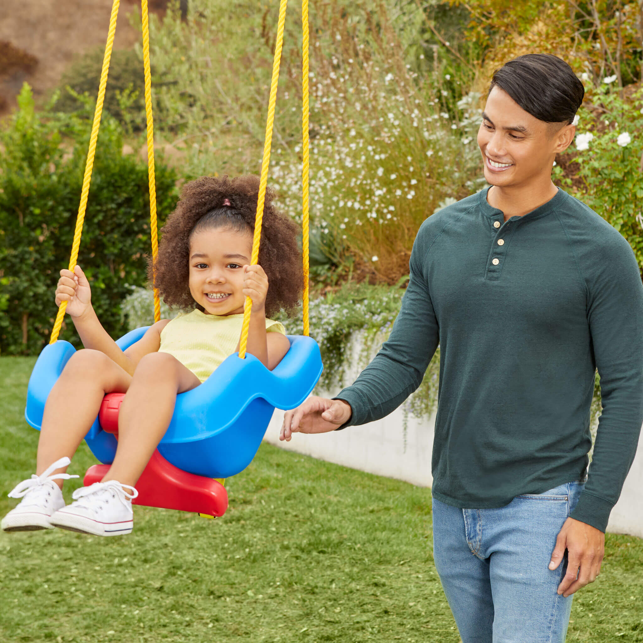 2-in-1 Snug 'n Secure? Swing - Blue - Image 5