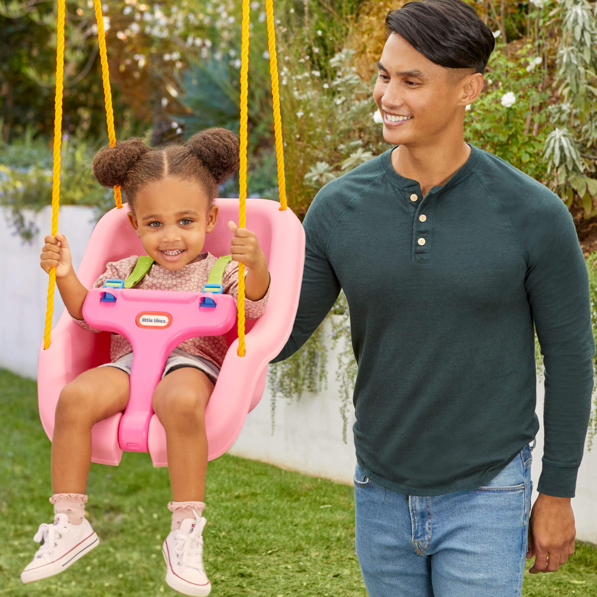2-in-1 Snug 'n Secure? Swing - Pink - Image 3