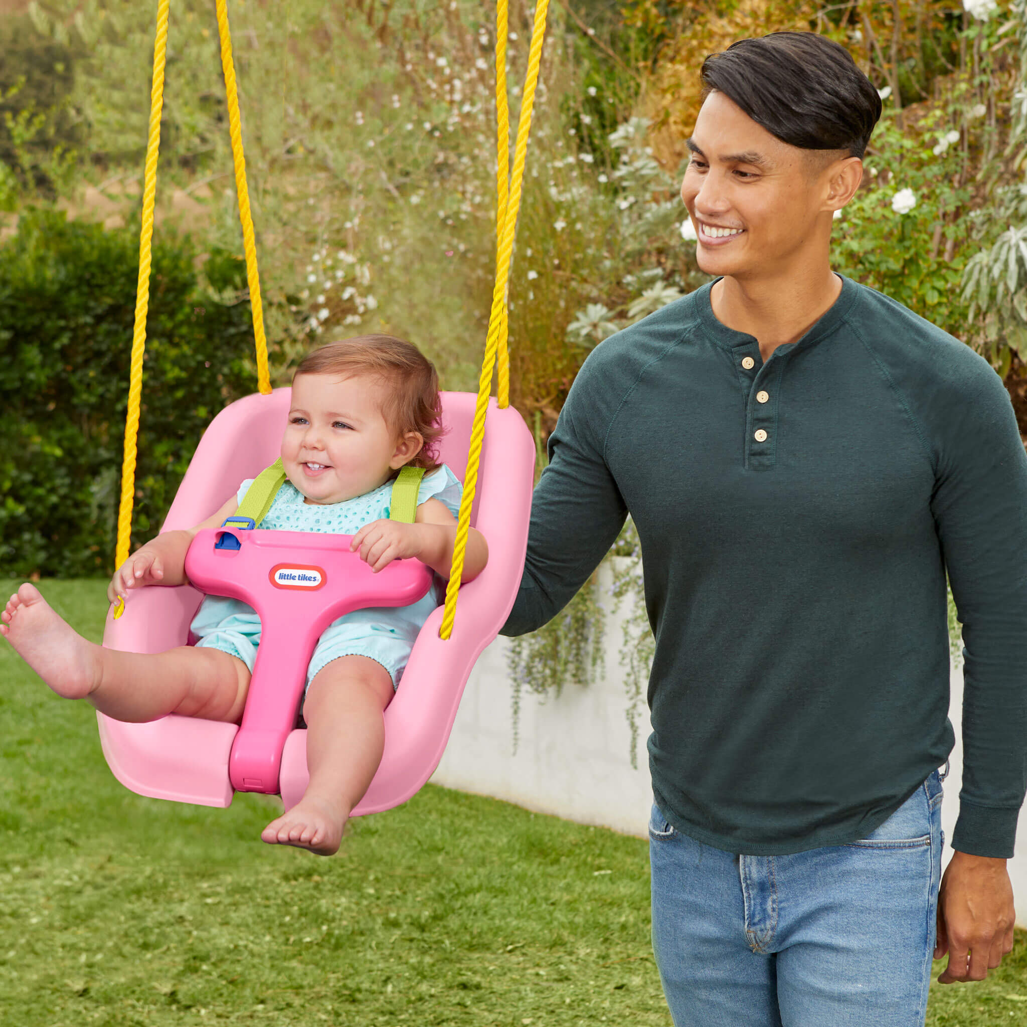 2-in-1 Snug 'n Secure? Swing - Pink - Image 2